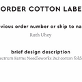 PPLR_HIDDEN_PRODUCT Reorder Previous Label Design - COTTON