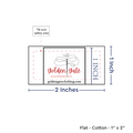 PPLR_HIDDEN_PRODUCT Print your Logo or Image on FLAT Cotton Tags