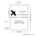 PPLR_HIDDEN_PRODUCT Print your Logo or Image on Satin Tags (2" wide - Satin)
