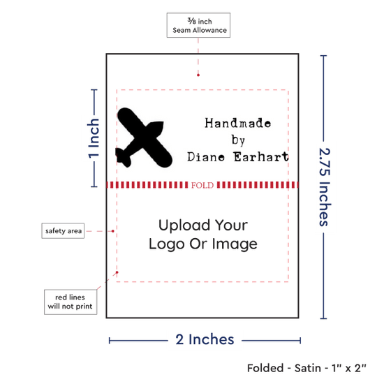 PPLR_HIDDEN_PRODUCT Print your Logo or Image on Satin Tags (2" wide - Satin)