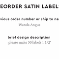 PPLR_HIDDEN_PRODUCT Reorder Previous Label Design - SATIN