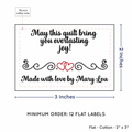 PPLR_HIDDEN_PRODUCT Double Heart Quote (2"x3" Cotton - 12 labels/set)