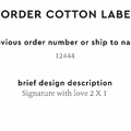 PPLR_HIDDEN_PRODUCT Reorder Previous Label Design - COTTON