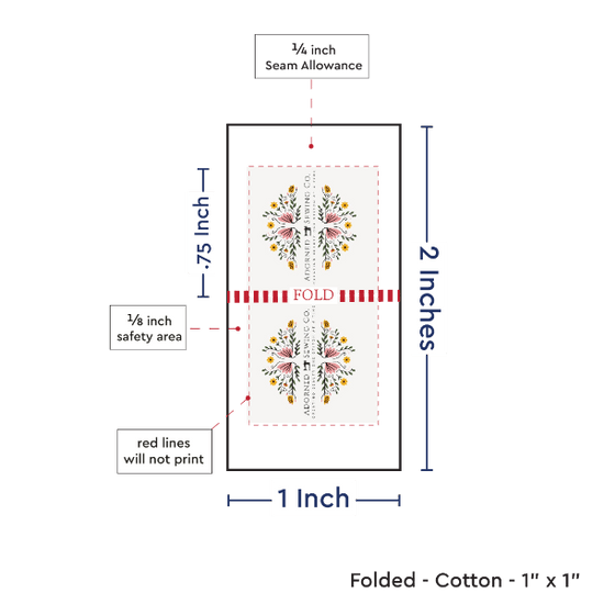 PPLR_HIDDEN_PRODUCT Print Your Logo or Image on FOLDED Cotton Tags
