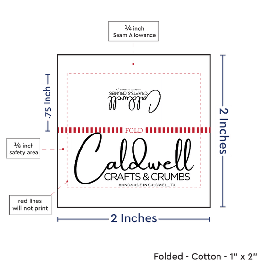 PPLR_HIDDEN_PRODUCT Print Your Logo or Image on FOLDED Cotton Tags