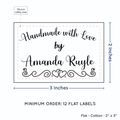 PPLR_HIDDEN_PRODUCT Double Heart Border (2"x3" Cotton - 12 labels/set)