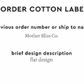 PPLR_HIDDEN_PRODUCT Reorder Previous Label Design - COTTON