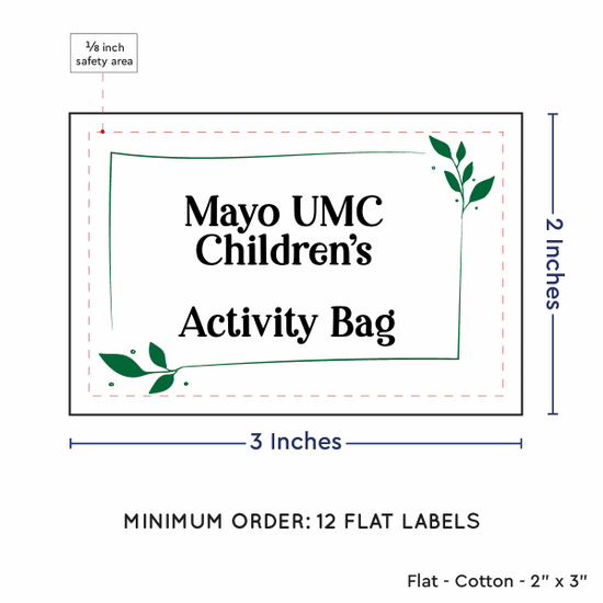 PPLR_HIDDEN_PRODUCT Leaf Quote (2"x3" Cotton - 12 labels/set)