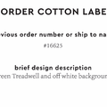 PPLR_HIDDEN_PRODUCT Reorder Previous Label Design - COTTON