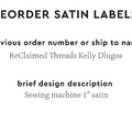 PPLR_HIDDEN_PRODUCT Reorder Previous Label Design - SATIN
