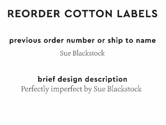 PPLR_HIDDEN_PRODUCT Reorder Previous Label Design - COTTON