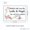 PPLR_HIDDEN_PRODUCT Thread and Flowers (2"x3" Cotton - 12 labels/set)