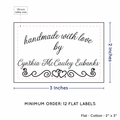 PPLR_HIDDEN_PRODUCT Double Heart Border (2"x3" Cotton - 12 labels/set)