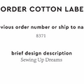 PPLR_HIDDEN_PRODUCT Reorder Previous Label Design - COTTON