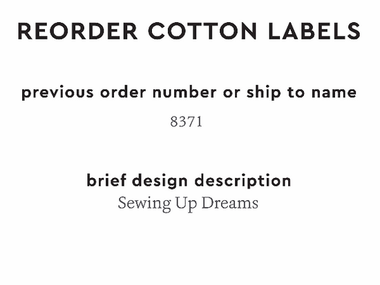 PPLR_HIDDEN_PRODUCT Reorder Previous Label Design - COTTON