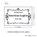 PPLR_HIDDEN_PRODUCT Swirl Accent Border (2"x3" Cotton - 12 labels/set)