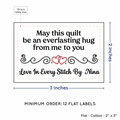 PPLR_HIDDEN_PRODUCT Double Heart Quote (2"x3" Cotton - 12 labels/set)