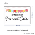 PPLR_HIDDEN_PRODUCT Colorful Banner (2"x3" Cotton - 12 labels/set)
