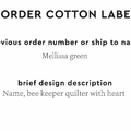 PPLR_HIDDEN_PRODUCT Reorder Previous Label Design - COTTON