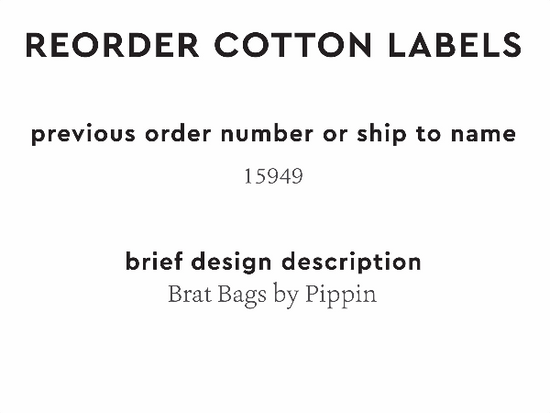 PPLR_HIDDEN_PRODUCT Reorder Previous Label Design - COTTON