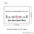 PPLR_HIDDEN_PRODUCT Double Heart Quote (2"x3" Cotton - 12 labels/set)