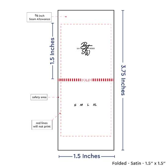 PPLR_HIDDEN_PRODUCT Print your logo/Image on Satin Tags (1.5" wide - Satin)
