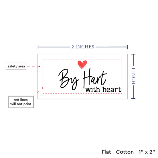 PPLR_HIDDEN_PRODUCT Simple Heart (2"x1"-Cotton)