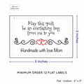 PPLR_HIDDEN_PRODUCT Double Heart Quote (2"x3" Cotton - 12 labels/set)