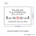 PPLR_HIDDEN_PRODUCT Double Heart Quote (2"x3" Cotton - 12 labels/set)