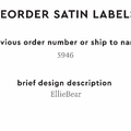 PPLR_HIDDEN_PRODUCT Reorder Previous Label Design - SATIN