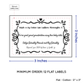 PPLR_HIDDEN_PRODUCT Swirl Accent Border (2"x3" Cotton - 12 labels/set)