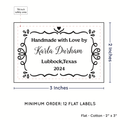 PPLR_HIDDEN_PRODUCT Swirl Accent Border (2"x3" Cotton - 12 labels/set)