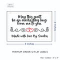 PPLR_HIDDEN_PRODUCT Double Heart Quote (2"x3" Cotton - 12 labels/set)