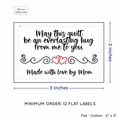 PPLR_HIDDEN_PRODUCT Double Heart Quote (2"x3" Cotton - 12 labels/set)