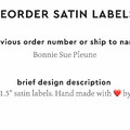 PPLR_HIDDEN_PRODUCT Reorder Previous Label Design - SATIN