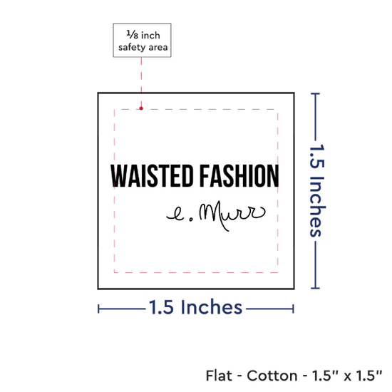 PPLR_HIDDEN_PRODUCT Print your Logo or Image on FLAT Cotton Tags