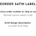 PPLR_HIDDEN_PRODUCT Reorder Previous Label Design - SATIN