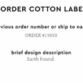 PPLR_HIDDEN_PRODUCT Reorder Previous Label Design - COTTON