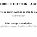 PPLR_HIDDEN_PRODUCT Reorder Previous Label Design - COTTON