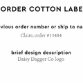 PPLR_HIDDEN_PRODUCT Reorder Previous Label Design - COTTON