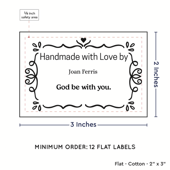 PPLR_HIDDEN_PRODUCT Swirl Accent Border (2"x3" Cotton - 12 labels/set)