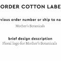 PPLR_HIDDEN_PRODUCT Reorder Previous Label Design - COTTON