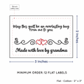 PPLR_HIDDEN_PRODUCT Double Heart Quote (2"x3" Cotton - 12 labels/set)