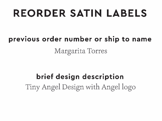 PPLR_HIDDEN_PRODUCT Reorder Previous Label Design - SATIN