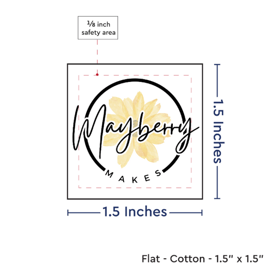 PPLR_HIDDEN_PRODUCT Print your Logo or Image on FLAT Cotton Tags