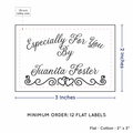 PPLR_HIDDEN_PRODUCT Double Heart Border (2"x3" Cotton - 12 labels/set)