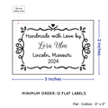 PPLR_HIDDEN_PRODUCT Swirl Accent Border (2"x3" Cotton - 12 labels/set)