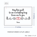 PPLR_HIDDEN_PRODUCT Double Heart Quote (2"x3" Cotton - 12 labels/set)