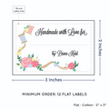 PPLR_HIDDEN_PRODUCT Thread and Flowers with Fill in Blanks (2"x3" Cotton - 12 labels/set)