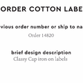 PPLR_HIDDEN_PRODUCT Reorder Previous Label Design - COTTON